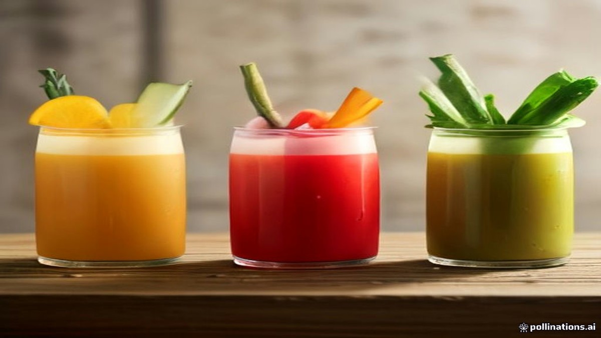 resep jus kombinasi sayur dan buah segar